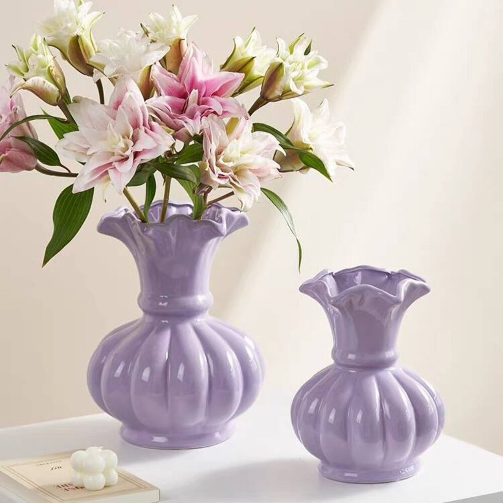 Sculpted Accent Vase